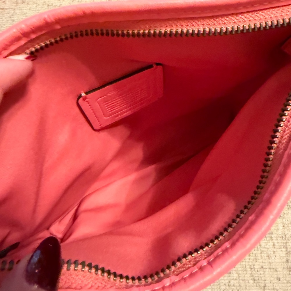 Coach Signature Brown and Pink Crossbody Bag - Picture 3 of 7